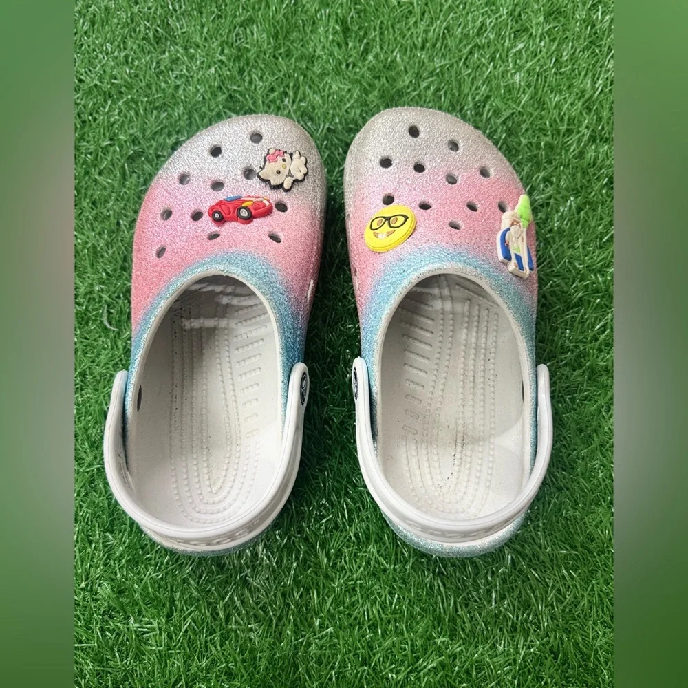 Crocs Kids Gradient Clogs with Fun Charms Size‎ J2